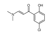 (E)-1-(5-chloro-2-hydroxyphenyl)-3-(dimethylamino)prop-2-en-1-one结构式