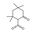 3,3,5,5-tetramethyl-2-nitrocyclohexan-1-one Structure