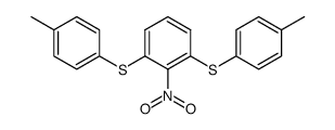 2-nitro-1,3-bis-p-tolylsulfanyl-benzene结构式