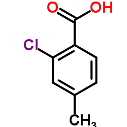 2-Chloro-4-methylbenzoic acid Structure