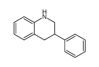 (rac)-3-phenyl-1,2,3,4-tetrahydroquinoline结构式