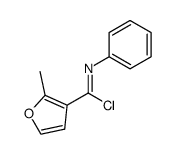 2-methyl-N-phenylfuran-3-carbimidoyl chloride Structure