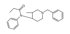 N-[(3S,4R)-1-benzyl-3-methylpiperidin-4-yl]-N-phenylpropanamide Structure