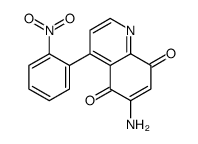 6-amino-4-(2-nitrophenyl)quinoline-5,8-dione Structure