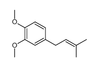 1,2-dimethoxy-4-(3-methyl-but-2-enyl)-benzene Structure