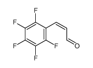 3-(2,3,4,5,6-pentafluorophenyl)prop-2-enal Structure
