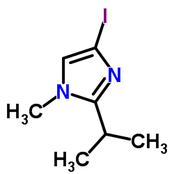 4-Iodo-2-isopropyl-1-methyl-1H-imidazole Structure