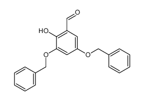 3,5-Bis(benzyloxy)-2-hydroxybenzaldehyde结构式