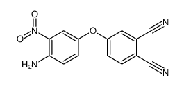 4-(4-amino-3-nitrophenoxy)benzene-1,2-dicarbonitrile结构式