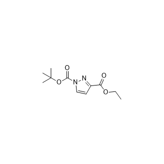 1-(叔丁基)-3-乙基-1H-吡唑-1,3-二羧酸酯结构式
