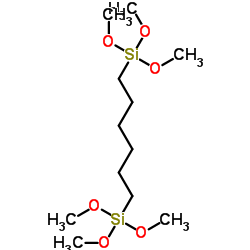 1,6-双(三甲氧基硅基)己烷结构式