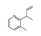 2-(1-methyl-2-propen-1-yl)-3-methylpyridine Structure