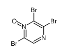 2,3,6-tribromo-1-oxidopyrazin-1-ium Structure