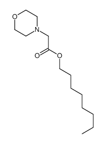octyl 2-morpholin-4-ylacetate结构式
