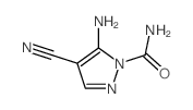 1H-Pyrazole-1-carboxamide,5-amino-4-cyano- Structure