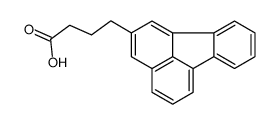 4-fluoranthen-2-ylbutanoic acid结构式
