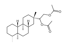 Dihydroallodevadarool diacetate Structure