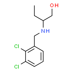2-((2,3-二氯苄基)氨基)丁烷-1-醇结构式