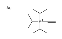 ethynyl-tri(propan-2-yl)phosphanium,gold Structure