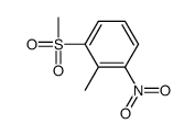 2-methyl-1-methylsulfonyl-3-nitrobenzene结构式