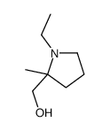 (1-ethyl-2-methylpyrrolidin-2-yl)methanol Structure