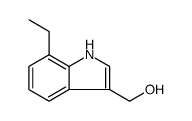 1H-Indole-3-methanol, 7-ethyl Structure