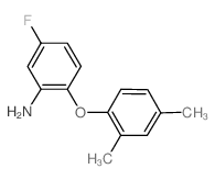 2-(2,4-Dimethylphenoxy)-5-fluoroaniline Structure