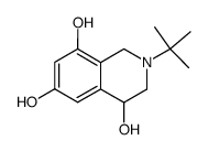 2-tert-butyl-1,2,3,4-tetrahydro-isoquinoline-4,6,8-triol结构式
