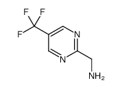 5-溴-2-嘧啶甲胺结构式