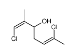 1,6-dichloro-2-methylhepta-1,5-dien-3-ol Structure