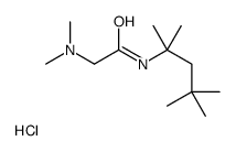 2-(dimethylamino)-N-(2,4,4-trimethylpentan-2-yl)acetamide,hydrochloride结构式