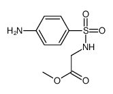 {[(4-氨基苯基)磺酰基]氨基}乙酸甲酯结构式