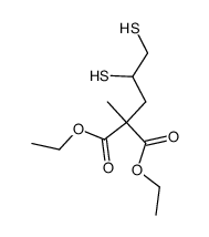 (2,3-dimercapto-propyl)-methyl-malonic acid diethyl ester结构式