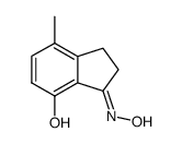 7-hydroxy-4-methyl-1-indanone oxime结构式