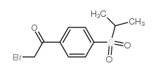 2-溴-1-(4-(异丙基磺酰基)苯基)乙酮结构式
