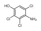 4-amino-2,3,5-trichloro-phenol Structure