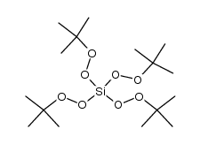 tetraperoxosilicic acid tetra-tert-butyl ester Structure
