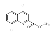 4,8-二氯喹啉-2-甲酸甲酯结构式