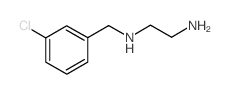N-m-Chlorobenzylethylenediamine结构式