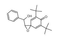 5,7-di-tert-butyl-2-(hydroxy(phenyl)methyl)-1-oxaspiro[2.5]octa-4,7-dien-6-one结构式
