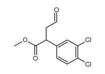 2-(3,4-dichloro-phenyl)-4-oxo-butyric acid methyl ester结构式