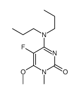 4-(dipropylamino)-5-fluoro-6-methoxy-1-methylpyrimidin-2-one Structure