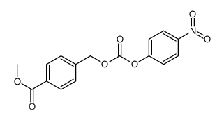 methyl 4-[(4-nitrophenoxy)carbonyloxymethyl]benzoate结构式