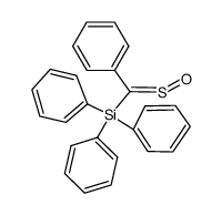 phenyltriphenylsilyl thioketone S-oxide Structure