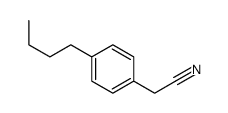 2-(4-丁基苯基)乙腈结构式