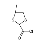 1,3-Dithiolane-2-carbonyl chloride, 4-methyl-, trans- (9CI)结构式