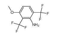 3-methoxy-2,6-bis(trifluoromethyl)aniline Structure