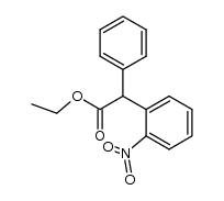 ethyl α-(2-nitrophenyl)phenylacetate结构式
