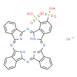 gallium disulfophthalocyanine Structure