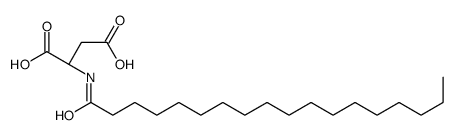 (2S)-2-(octadecanoylamino)butanedioic acid结构式